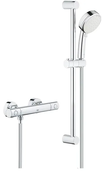 Σετ ντους Grohe Tempesta Cosmopolitan 100 με μπαταρία ντους Grohtherm 800 Cosmopolitan, χρώμιο