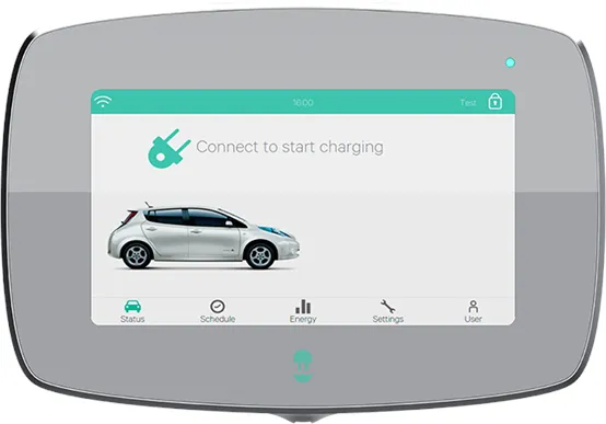 Wallbox Commander 2 σταθμός φόρτισης με Wi-Fi, 22 kW, 5 μέτρα, Τύπος 2, λευκό