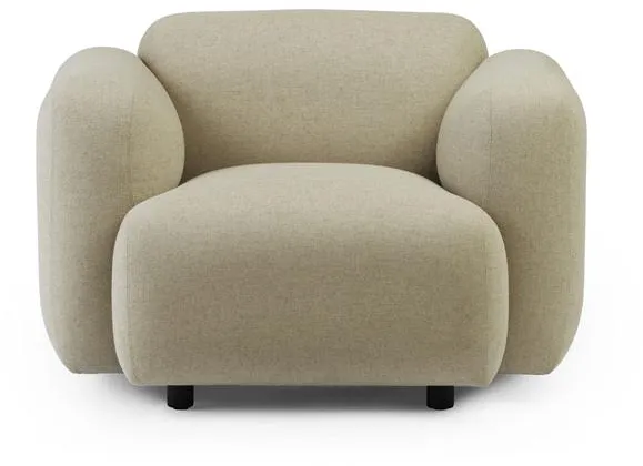 Normann Copenhagen Swell Πολυθρόνα Ανοιχτό Μπεζ MLF20