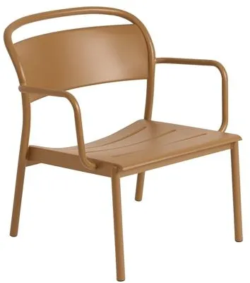 Muuto Linear Steel Πολυθρόνα Καμένο Πορτοκαλί