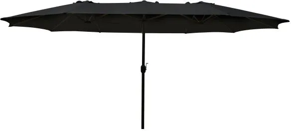 Δίδυμη ομπρέλα μαύρη 270x460cm