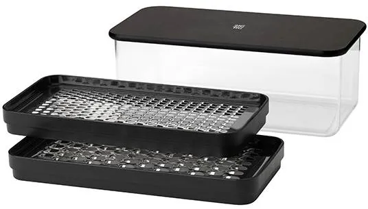 RIG-TIG GRATE-IT τρίφτης με δοχείο - Μαύρο