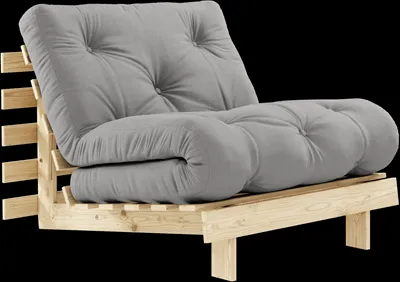 Καναπές-κρεβάτι Karup Design Roots με στρώμα 90x200 746 Γκρι/Πεύκο