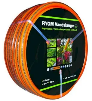 RYOM Λαστιχένιος σωλήνας κήπου - 4 στρώσεων ενισχυμένος