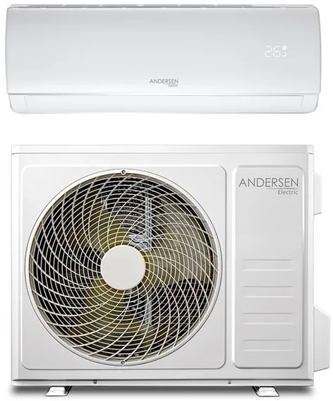 Andersen Electric AE 12000 αντλία θερμότητας αέρα/αέρα με WiFi, 3,8 kW, 5-72 m², λευκό